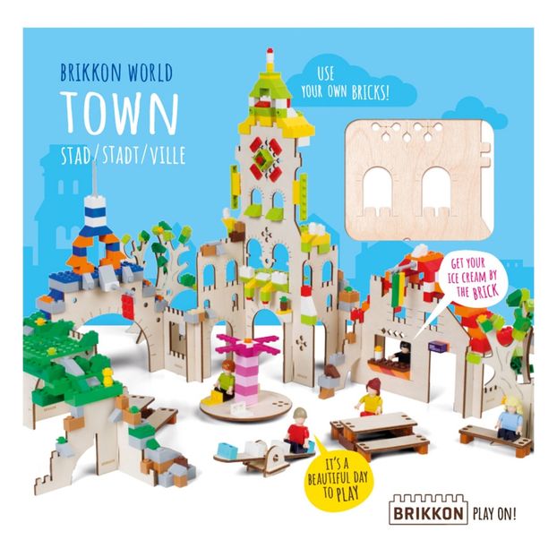 Wooden Villa Construction Set -product