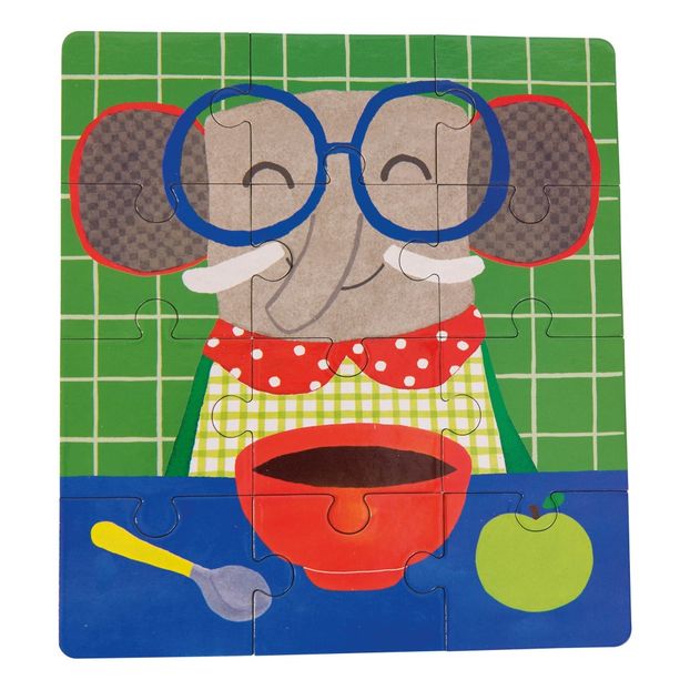Bonjour! Puzzle - Set of 3-product