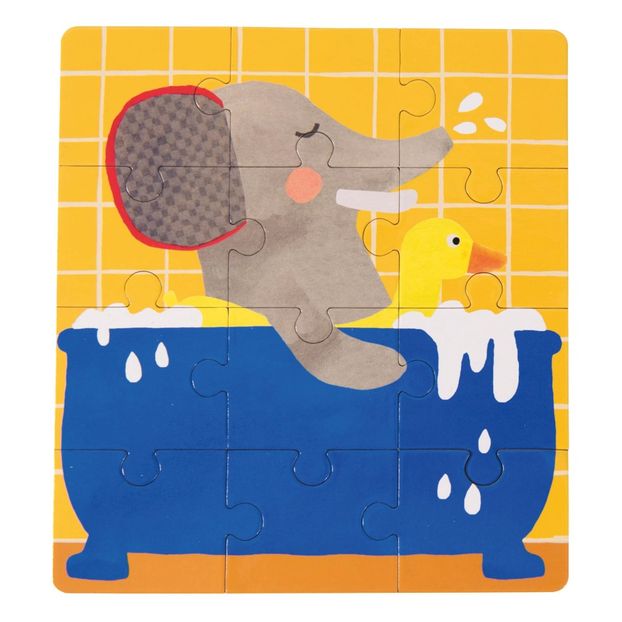 Bonjour! Puzzle - Set of 3-product