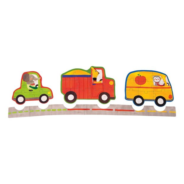 Ca roule! Puzzle - Set of 4-product