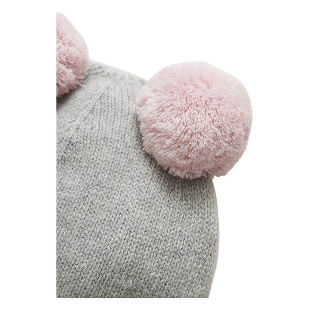 Beanie with Removable Pompons-product
