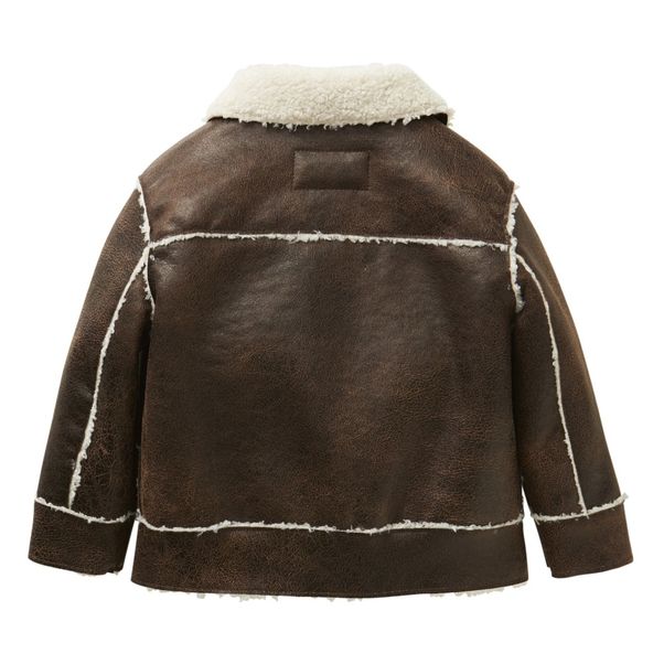 Jacke Sherpa Kunstleder-product