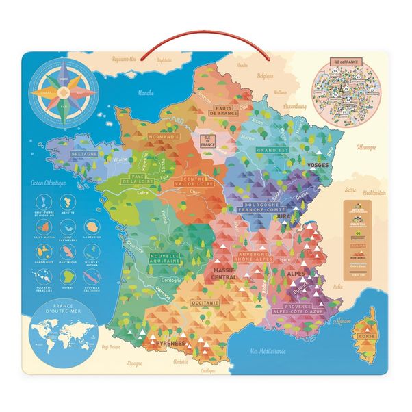 Magnetic France Map -product