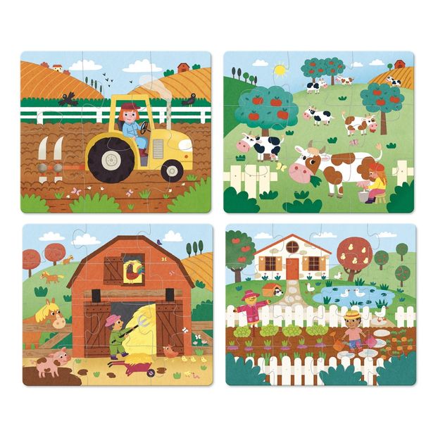 The Farm Puzzle - Set of 4 -product