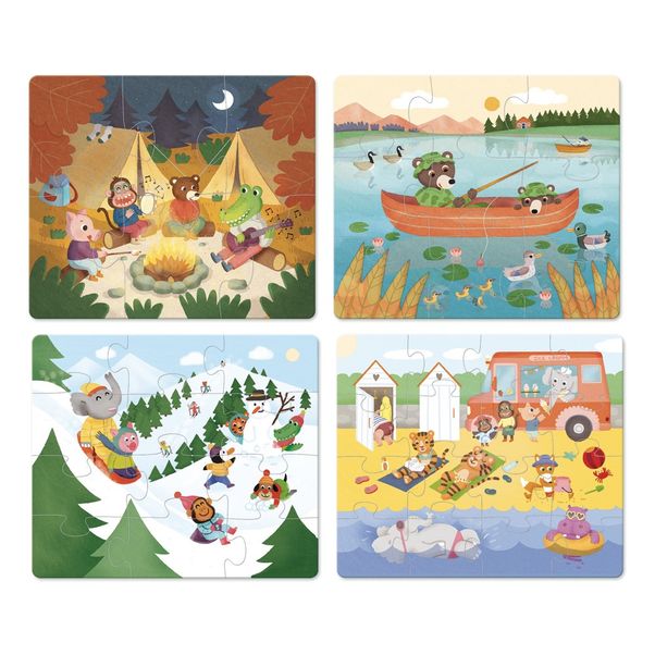 The Holidays Puzzle - Set of 4 -product