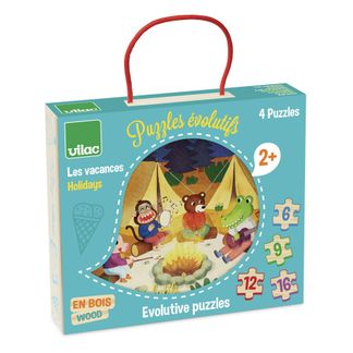 Vilac Puzzles evolutivos Les vacances - Set de 4-product