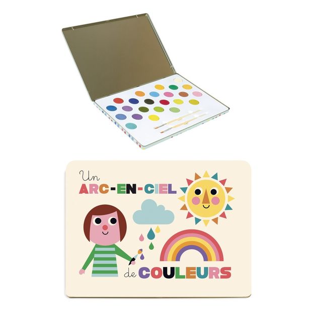 Caja de metal de pintura "Arc-en-ciel" por Ingela P.Arrhenius-product