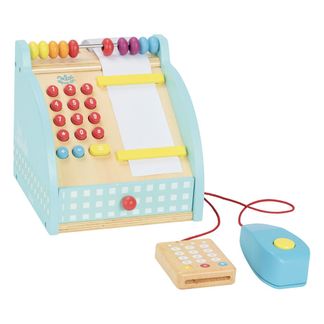 Vilac Refistratore di cassa con i suoio accessori in legno -listing