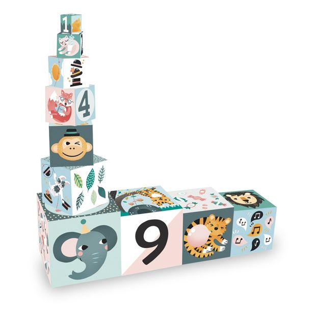 Cardboard Cubes by Michelle Carlslund - 10 Pieces-product