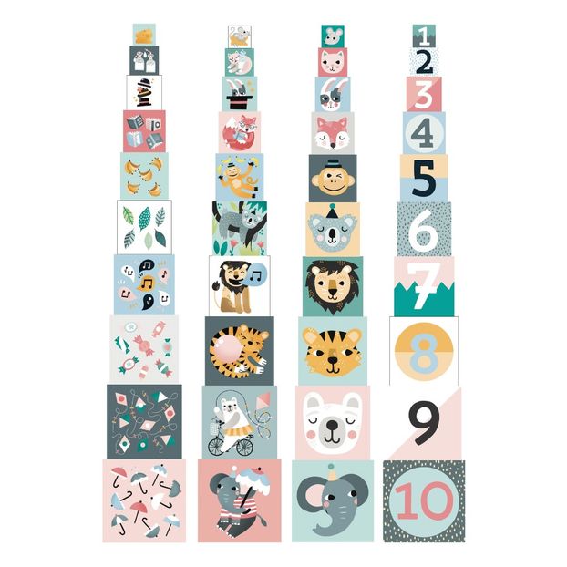Cardboard Cubes by Michelle Carlslund - 10 Pieces-product