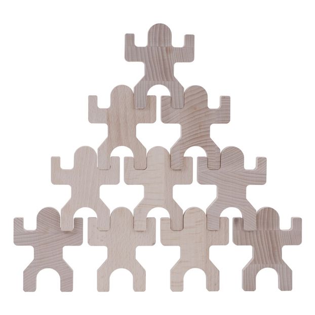Juego de construcción Tiki de madera-product