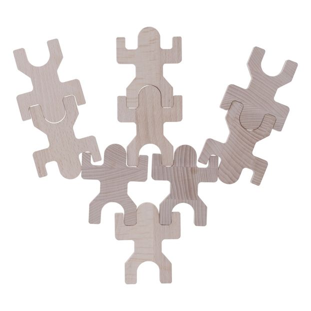 Juego de construcción Tiki de madera-product