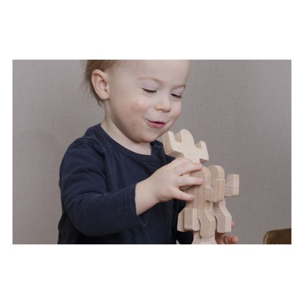 Juego de construcción Tiki de madera-product