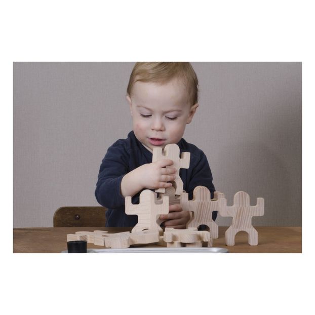 Juego de construcción Tiki de madera-product