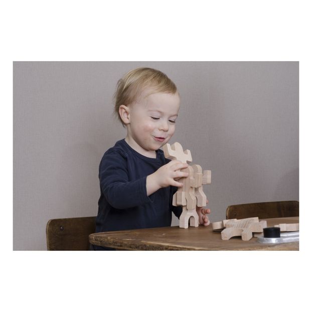 Juego de construcción Tiki de madera-product
