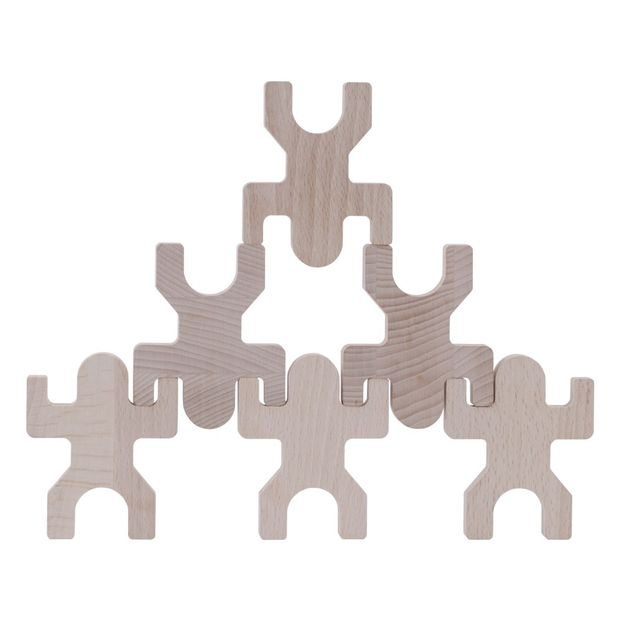 Juego de construcción Tiki de madera-product