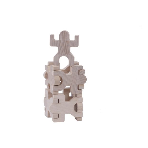 Juego de construcción Tiki de madera-product