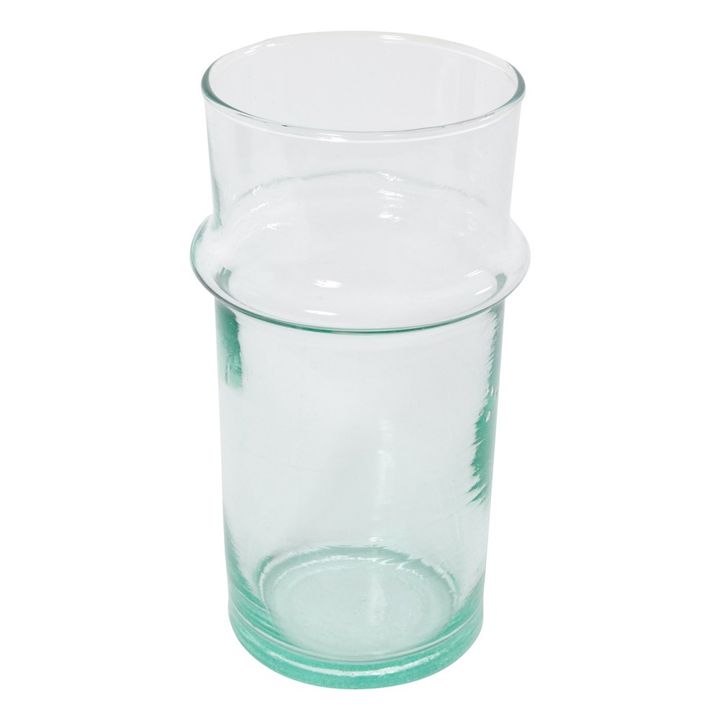 Carafe en verre soufflé Beldi - 20 cm- Image produit n°0