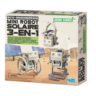 4M Mini robot solar 3-en-1 para montar-listing