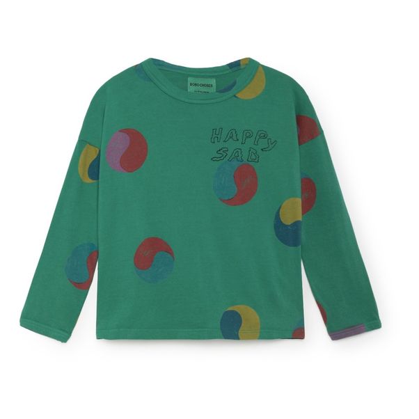 T-Shirt Coton Bio Ying Yang Happy Sad-product