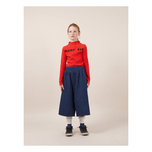 T-Shirt Coton Bio Côtelé Happy Sad-product