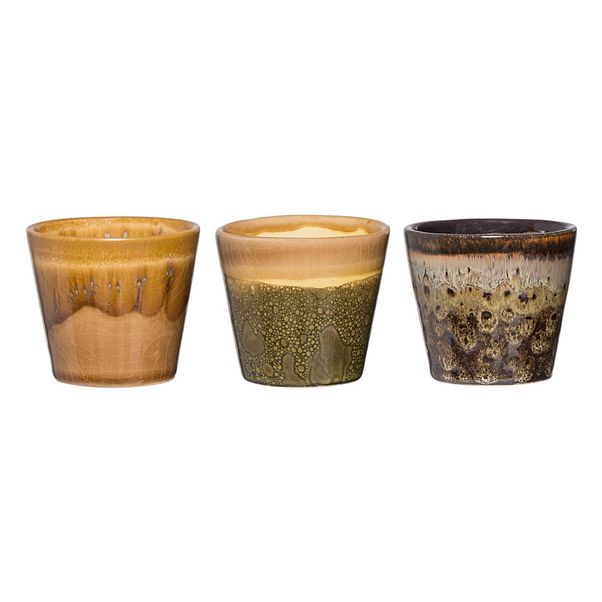 Photophores en grès - Set de 3-product