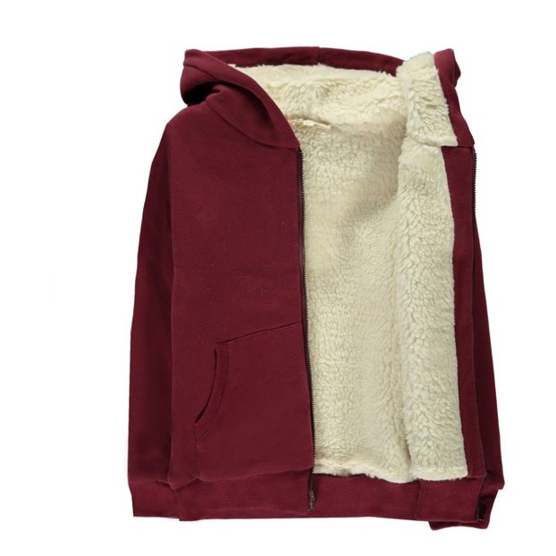 Nature Is The Future Fur Lined Zip-Up Sweatshirt-product