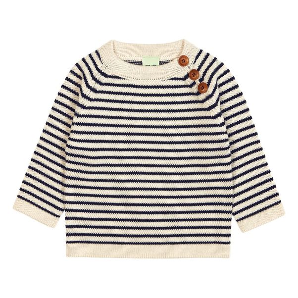 Pull Côtelé Marinière Boutonné-product