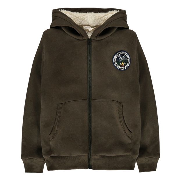Campfire Fur Lined Zip-Up Sweatshirt-product