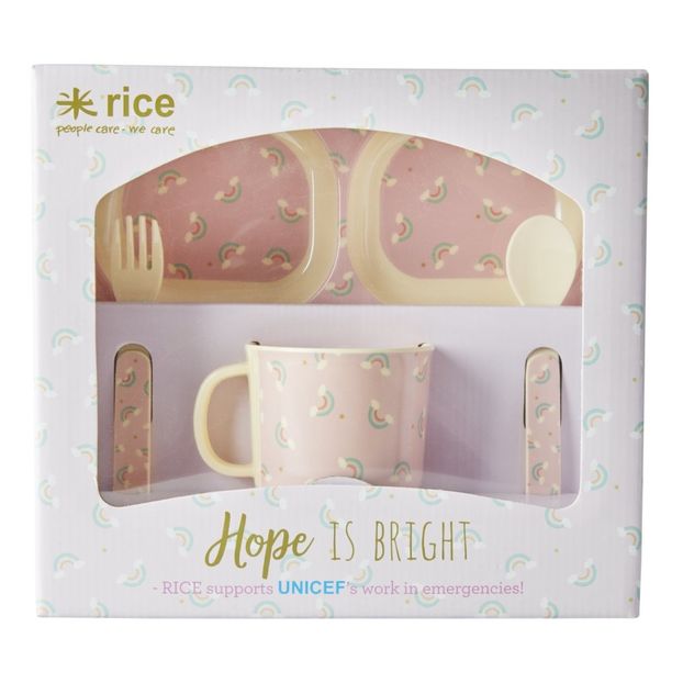 Vaisselle Arc-en-ciel - Set de 4 pièces-product