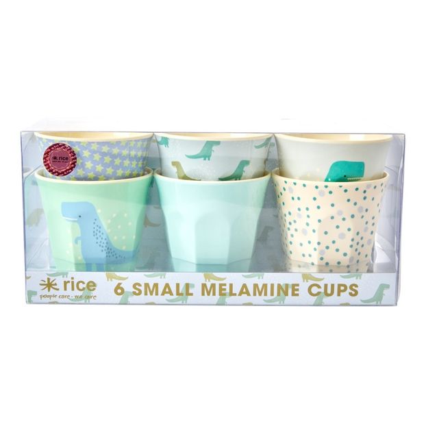 Gobelets dinosaure en mélamine - Set de 6-product