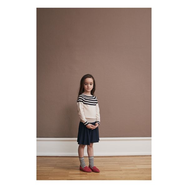 Pull Fin Rayures Laine Côtelée Manches Raglan-product
