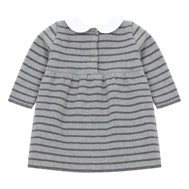 Robe Maille Rayée Col Claudine-product