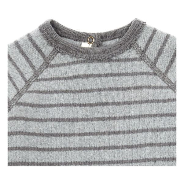 Pull Maille Rayé Poches Moufles-product