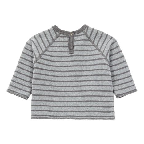 Pull Maille Rayé Poches Moufles-product