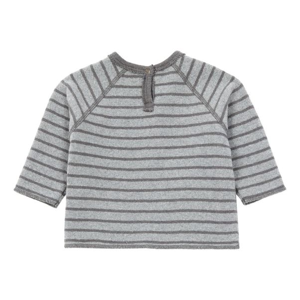 Pull Maille Rayé Poches Moufles-product