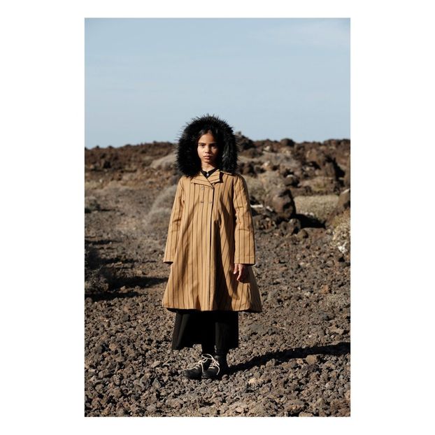 Linen Waterproof Coat -product