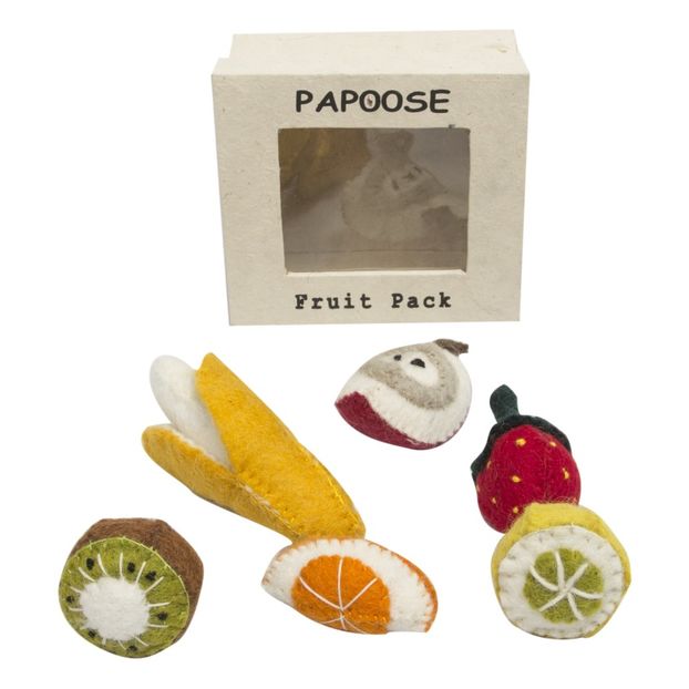 Felted Wool Fruits - Set of 6-product