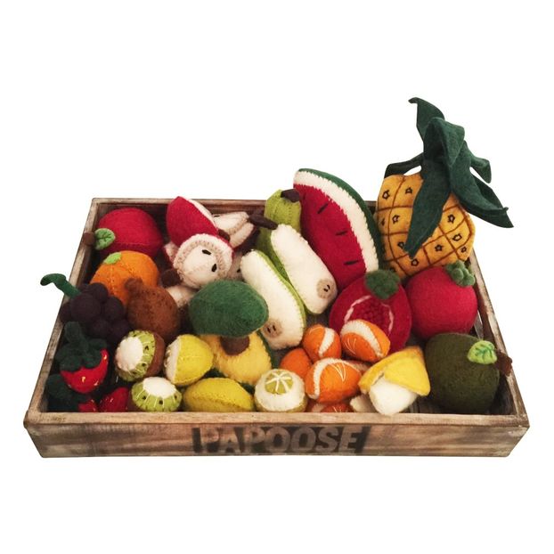 Felted Wool Fruit Basket -product