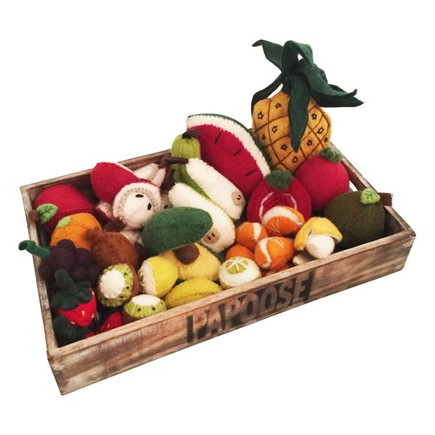 Felted Wool Fruit Basket -product