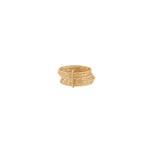 Anillo Plata Dorado Oro fino Ten-product