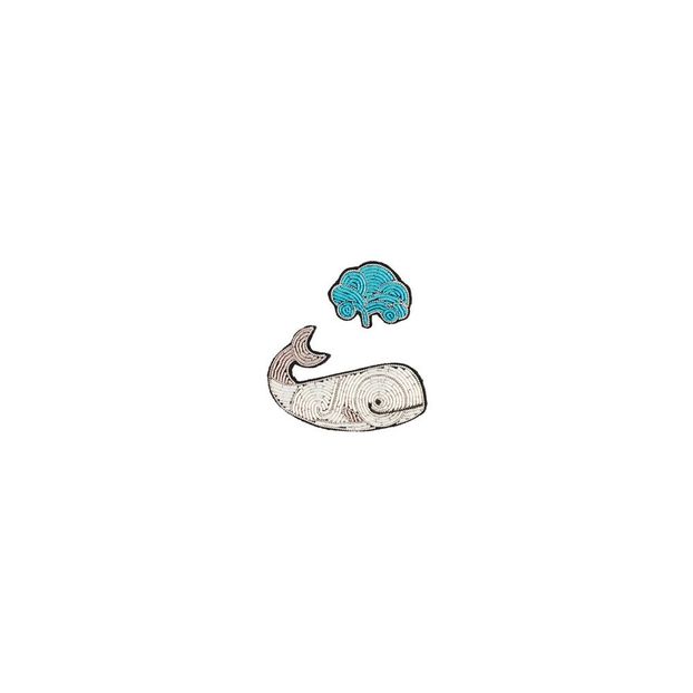 Broche Brodée Moby Dick-product