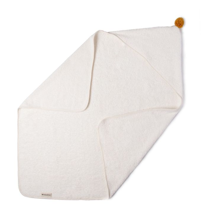 So Cute Organic Cotton Bathcape 73x73cm | Natural- Product image n°1