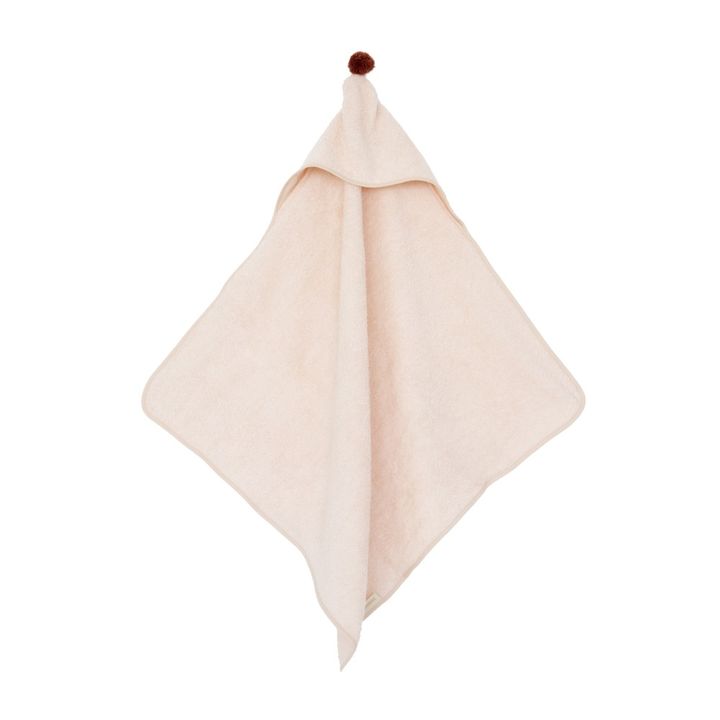So Cute Organic Cotton Bathcape 73x73cm | Pink- Product image n°0