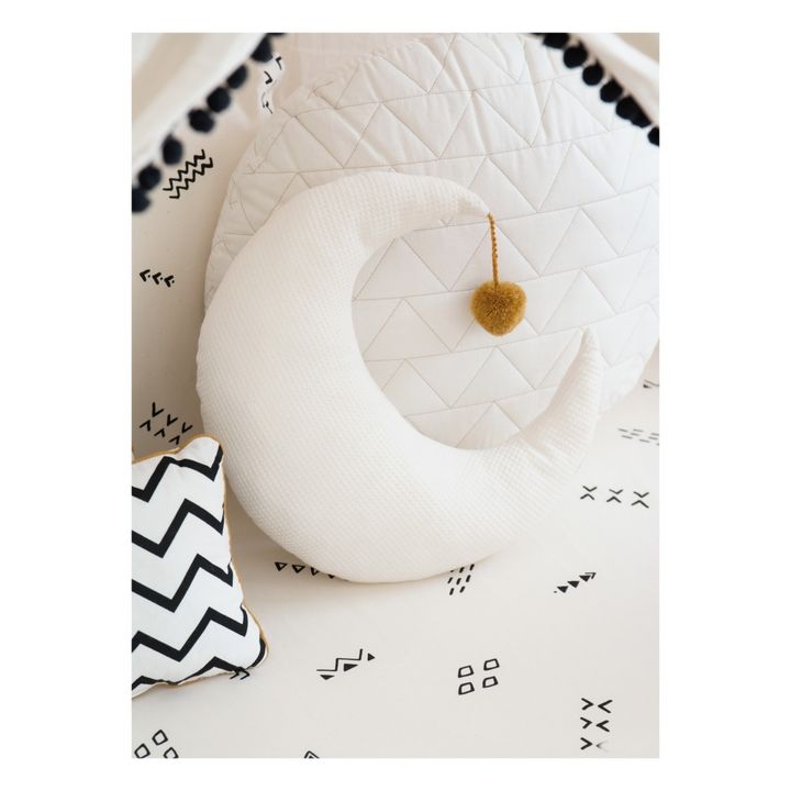 Pierrot Moon Cushion 36x32cm | Natural- Product image n°3