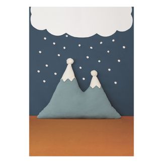 Nobodinoz Kissen Bergen aus Bio-Baumwolle 42x50 cm -listing