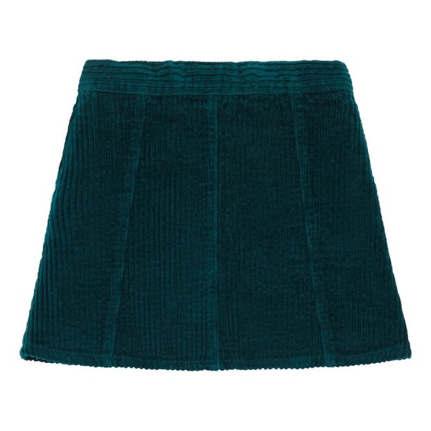 Ribbed Velvet Trapeze Skirt-product