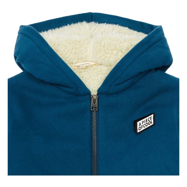 Piece Of Cool Fur Lined Zip-Up Sweatshirt-product