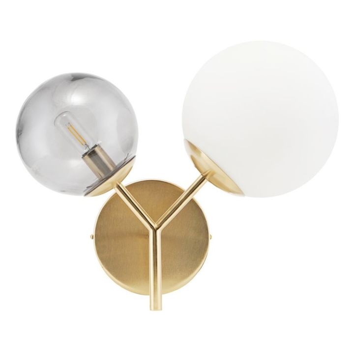 Double Wall Light | Gold- Product image n°0