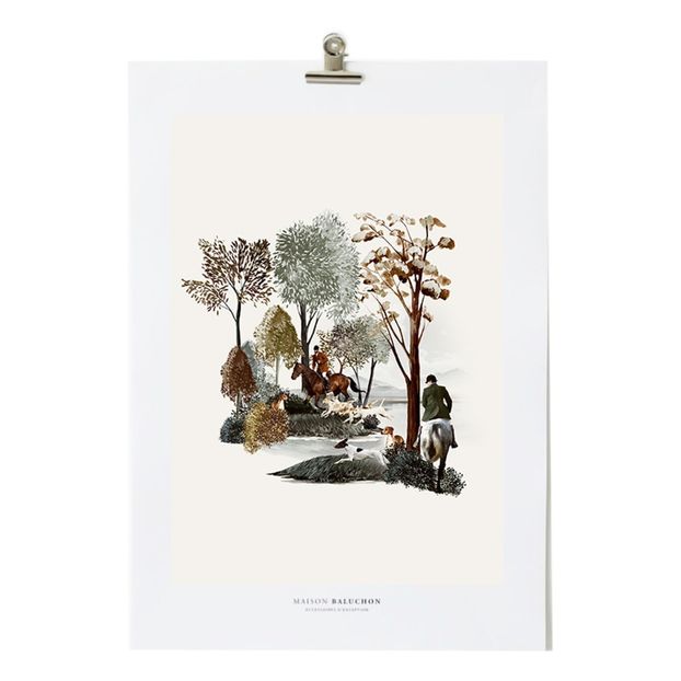 Illustration A4 Forêt N°24-product